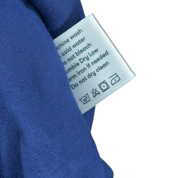 ROLLER RABBIT Magic Hour Blue Galaxy Moon Pajama Sleep Top Women's Size Medium - Picture 5 of 7